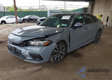 2023 Honda Civic Ex /Ex W/O Bsi из США, поврежденный, VIN 2HGFE1F72PH319672